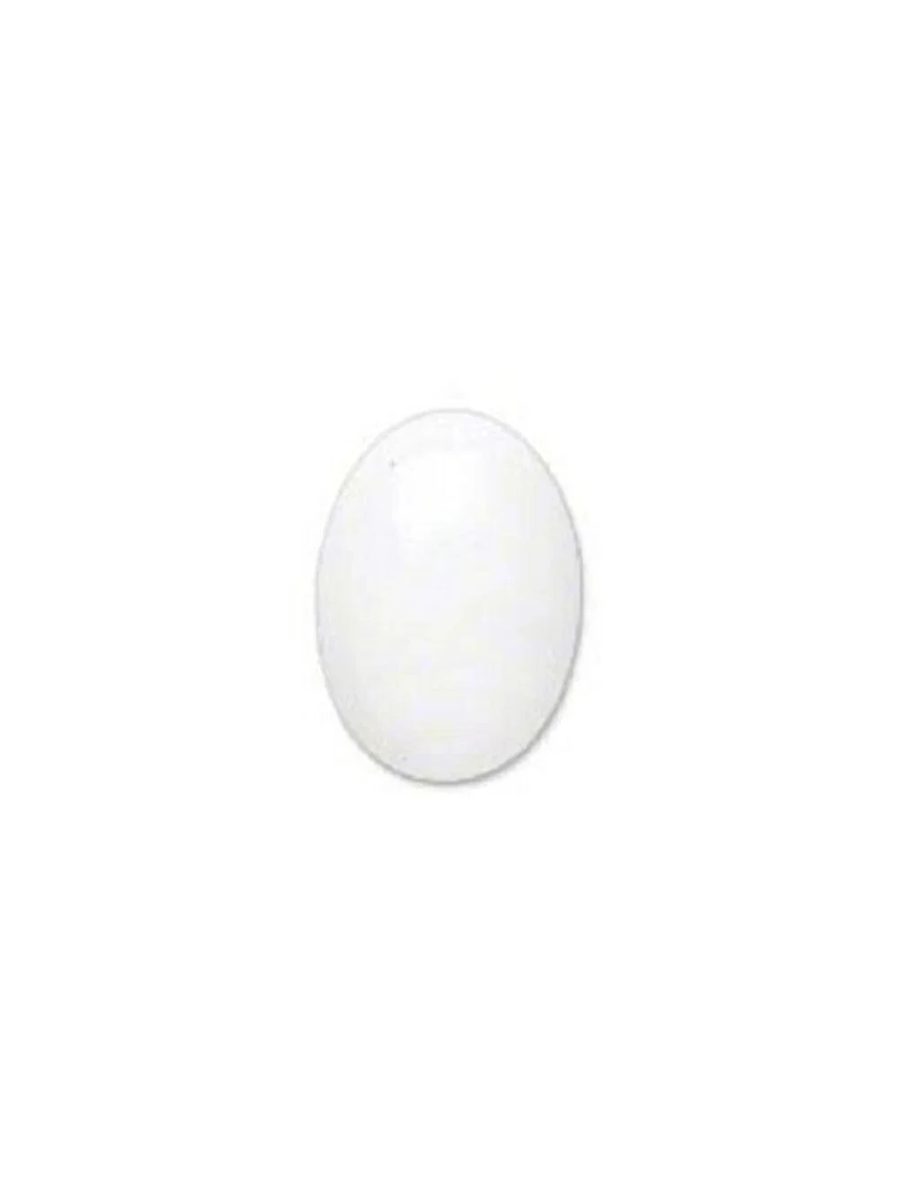 White Mountain Jade Gemstone Flat Back Cabochons 18x13mm Oval 2 pcs